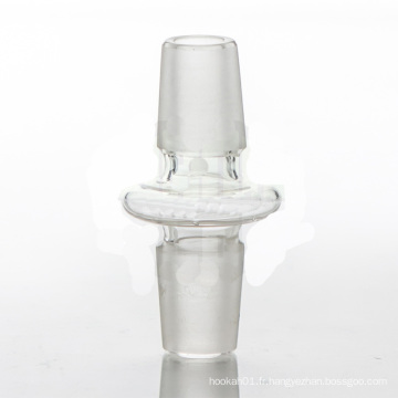 Adaptateur de verre mâle à mâle sur verre pour tobaco (ES-AC-024)